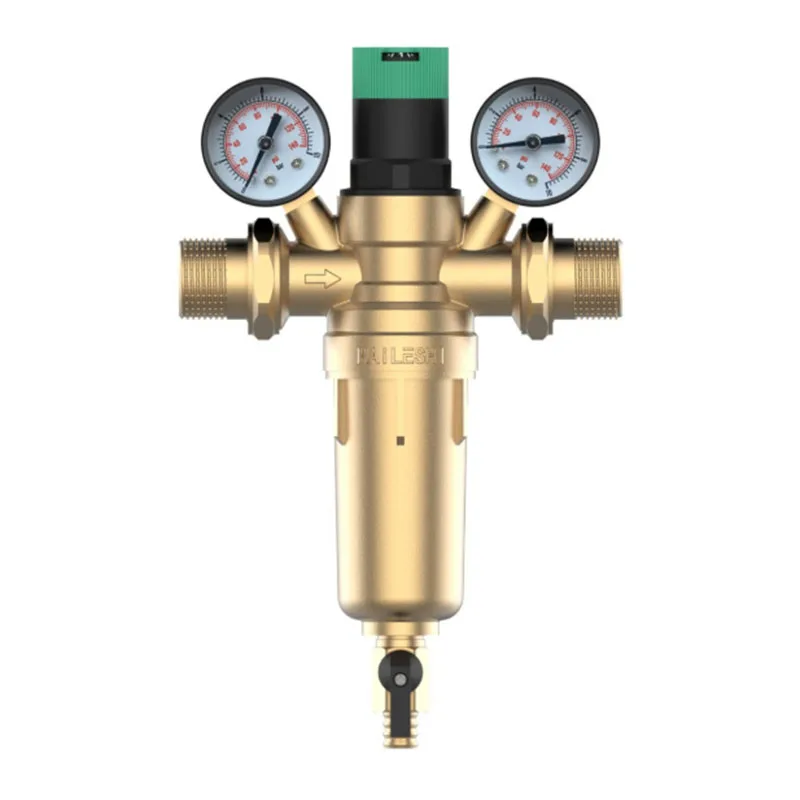 

Full Brass Pre Filter Adjustable Water Pressure Stabilizer Brass Water Pressure Regulator for Household Water Pipeline