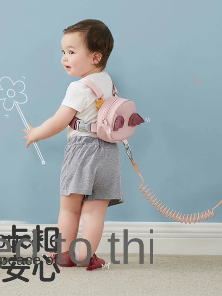 Hxl Anti-Lost Belt Hand Holding Rope Children's Anti-Lost Rope Baby Walking Anti-Lost Tape Backpack