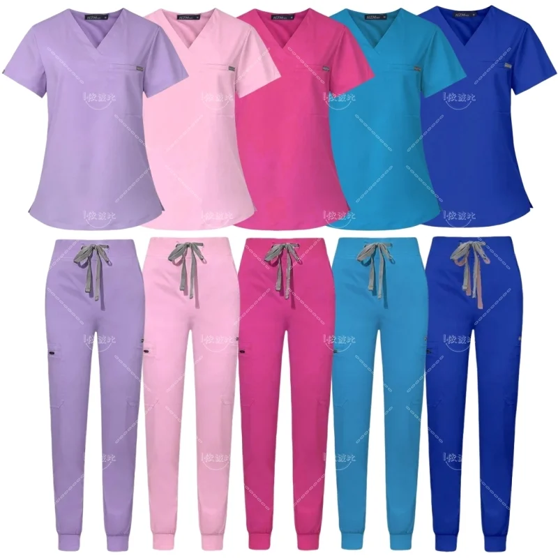 

New models Operating Room Medical Uniform Scrubs Hospital Working Scrubs Set Medical Supplies Nurse Dental Surgery Suit Workwear