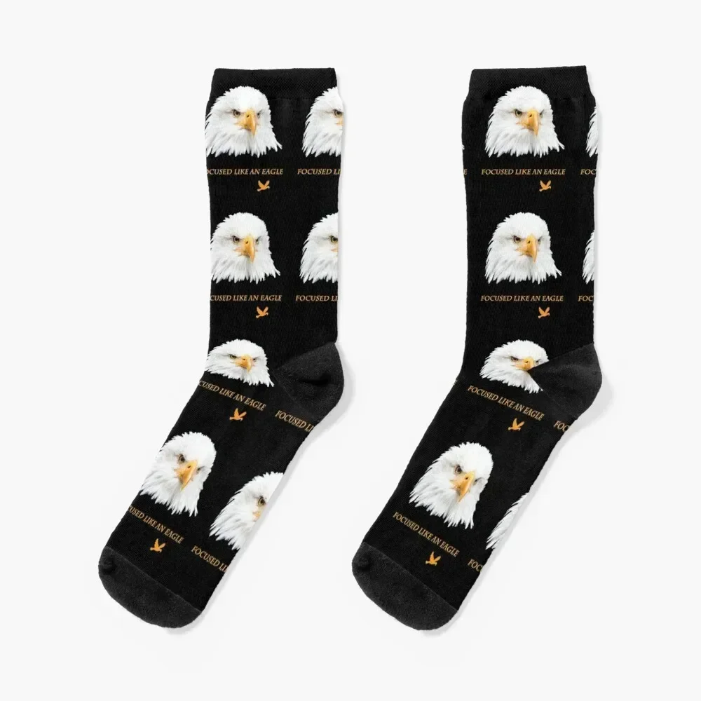 

Gift Idea Bald Eagle focused like an eagle Socks New year's ankle cute gifts Socks For Man Women's