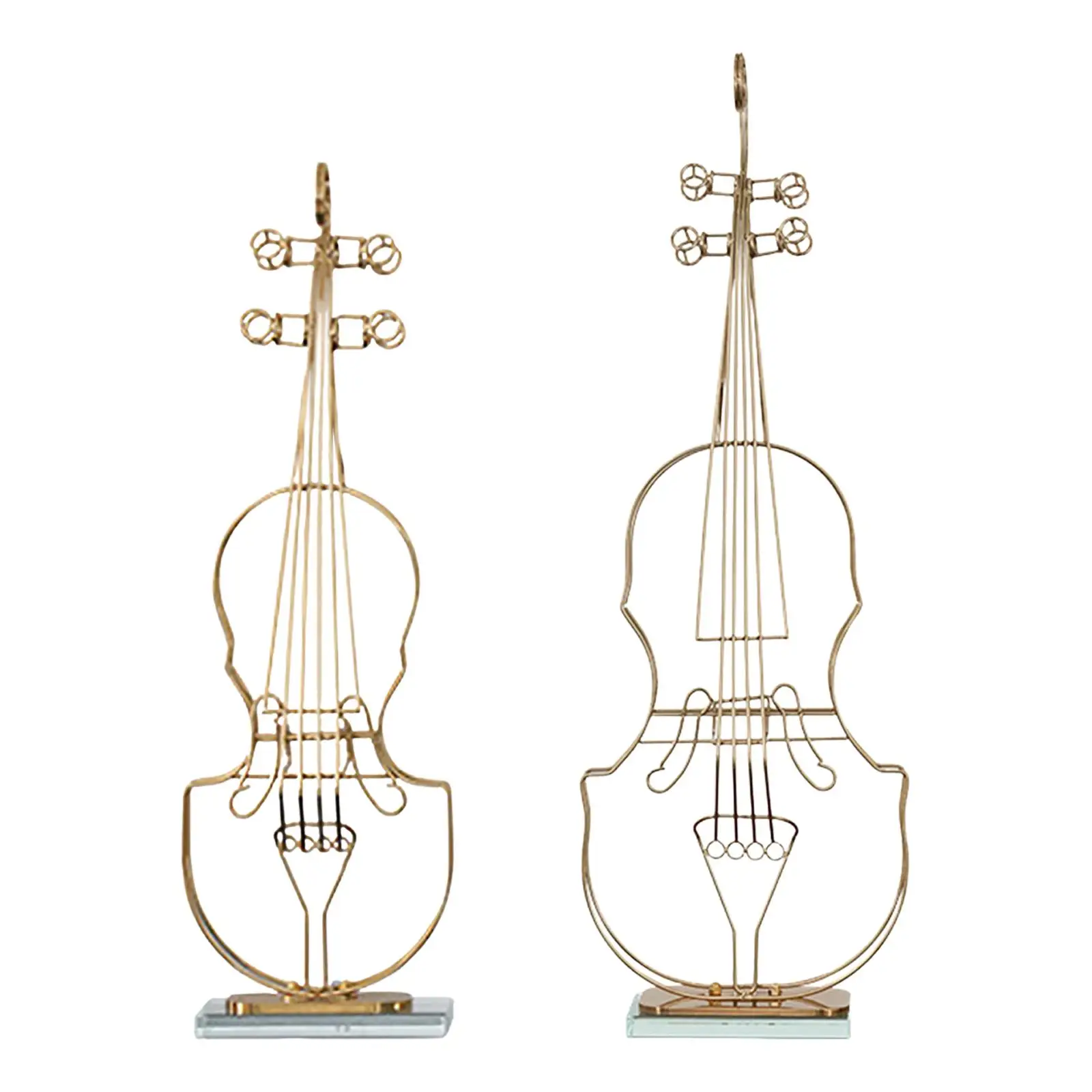 

Violin Sculpture Decoration Craft Decor for Living Room Fireplace Bedroom