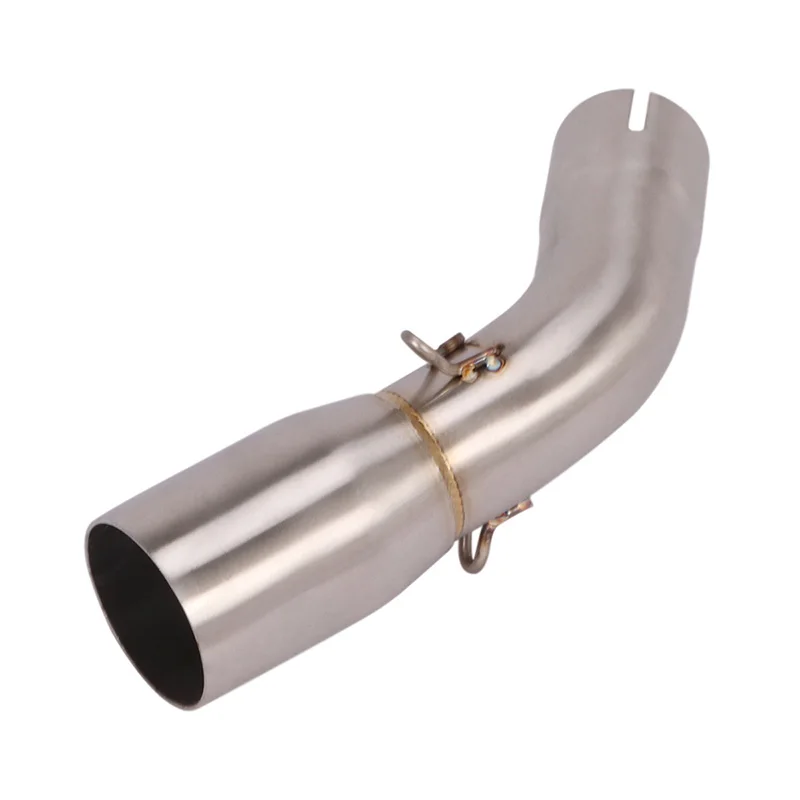 

For SUZUKI SV650 2016-2023 Motorcycle Exhaust Pipe Mid Link Tube Connect Mufflers Silencers Stainless Steel Baffles