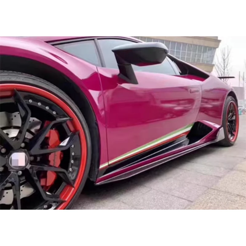 

Для Lamborghini Huracán LP580 LP610: Комплект обвеса из карбона (боковые юбки, сплиттеры бампера, накладки на пороги, аэродинамические элементы)