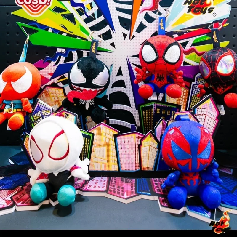 スパイダーマンシリーズ コスビ ぬいぐるみ ブラインドボックス アニメフィギュア サプライズギフト バックパックペンダント オーナメント 男の子向け トレンドコレクタブルトイ