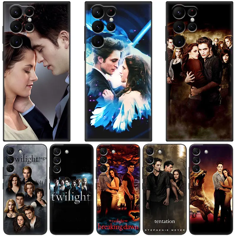 The Twilight Saga Phone Case For Samsung Galaxy S23 S22 S21 Ultra S20 FE 5G S10E S10 Lite S9 S8 Plus S7 Edge Black Cover