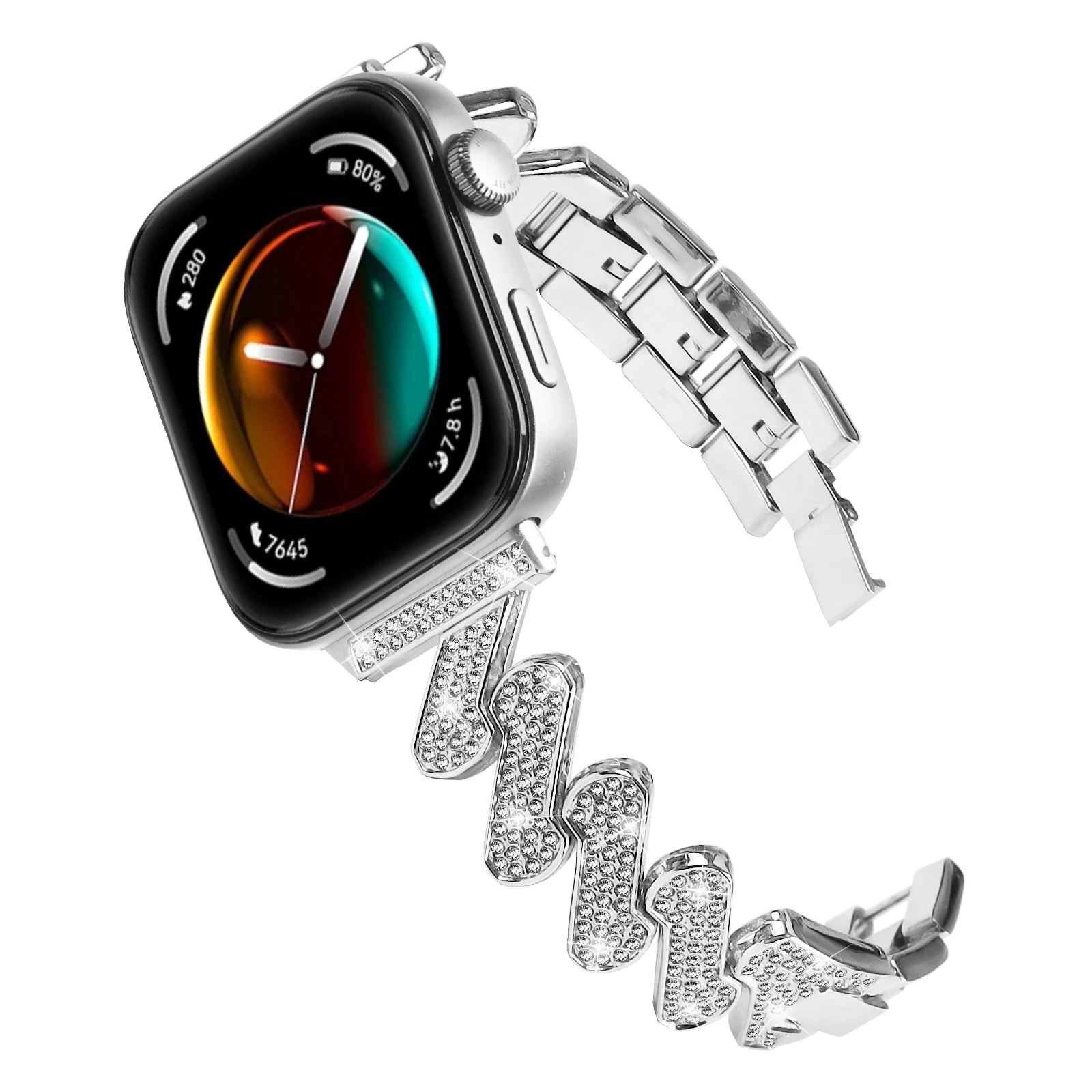 Ремешок для часов с бриллиантами для часов Huawei Watch Fit 3, аксессуары для умных часов huawei watch fit 3, металлический браслет для Huawei Watch fit 4/4Pro