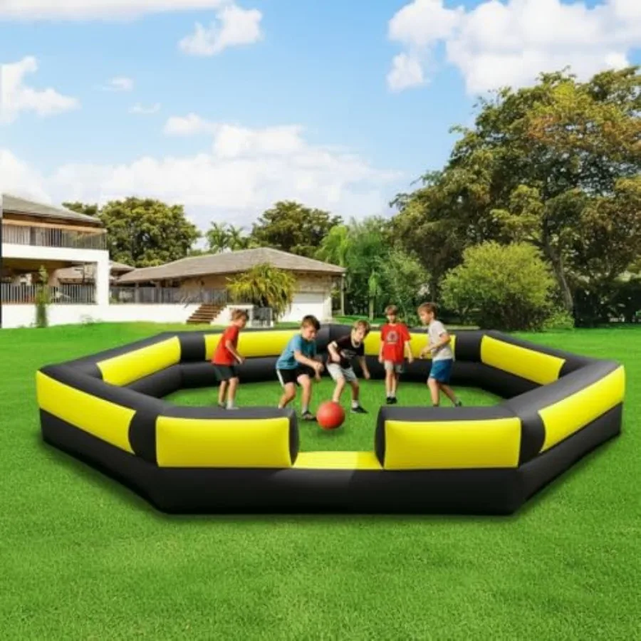 

Надувной бассейн для игры в Gaga Ball 17 футов со встроенным вентилятором, портативный большой надувной бассейн для игр в Gaga Ball для использования в помещении и на улице