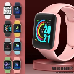 Reloj Digital inteligente conectado para niños, recordatorio de llamadas, contador de pasos, monitoreo de frecuencia cardíaca para niños, niñas, hombres, mujeres, Apple