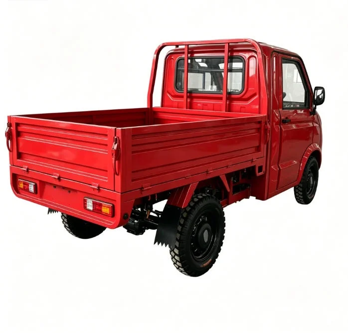 Cargo Electric Tricycle 3 Wheel Cabin Trike For Farm Delivery Cheap Car Pickup