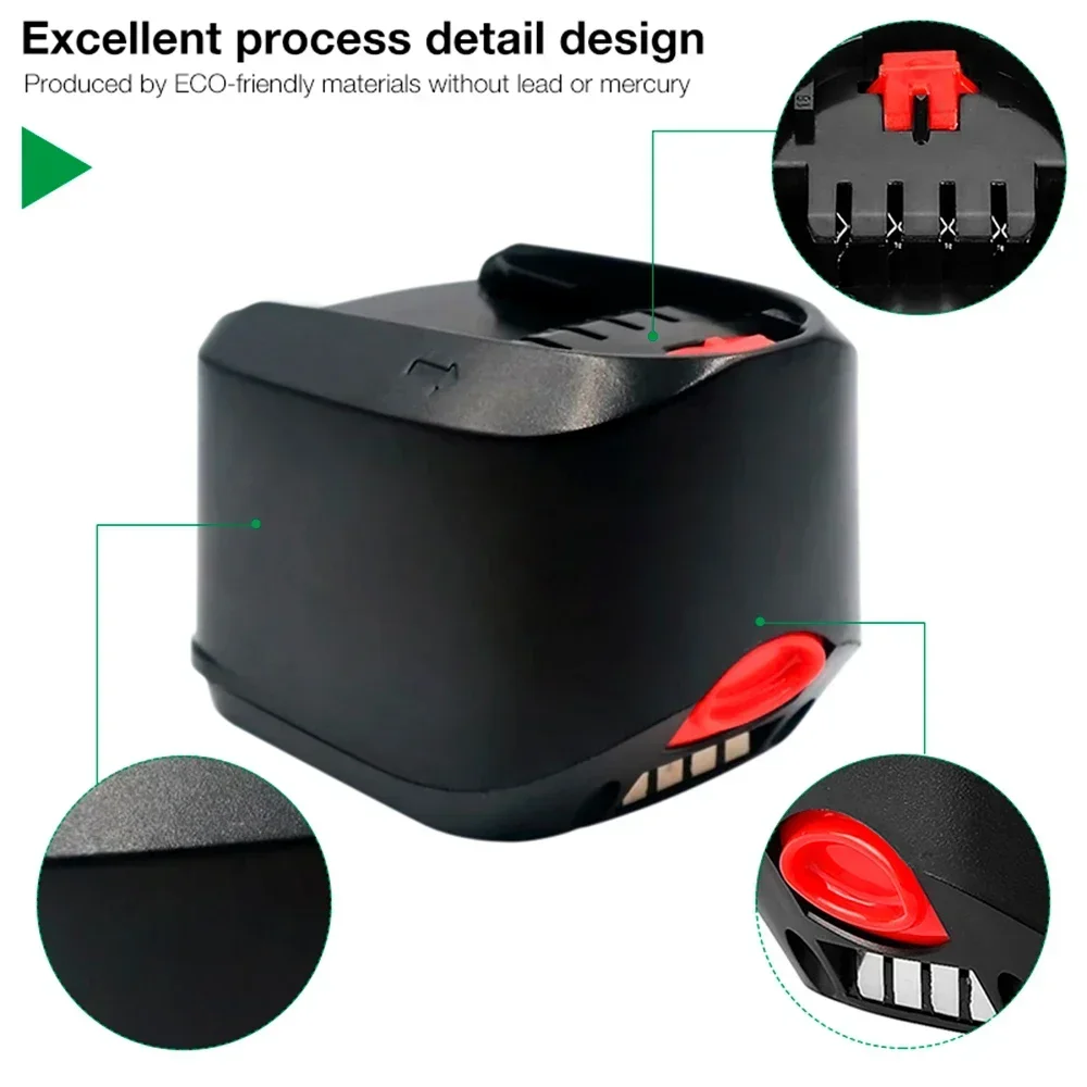 2026 لبوش PBA PSB PSR المهنية 18 فولت 12800 مللي أمبير بطارية قابلة للشحن لبوش المنزل والحديقة أدوات كهربائية لبوش PBA #2