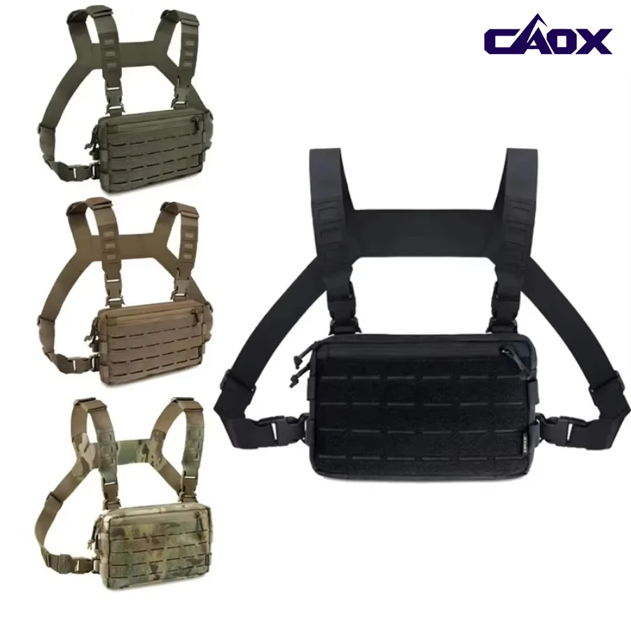 

1000D Nylon Airsoft Pouch Molle Shoulder Fishing Vest Tactical Chest Bag Outdoor Camping Backpack EDC Hiking Hunting Pack