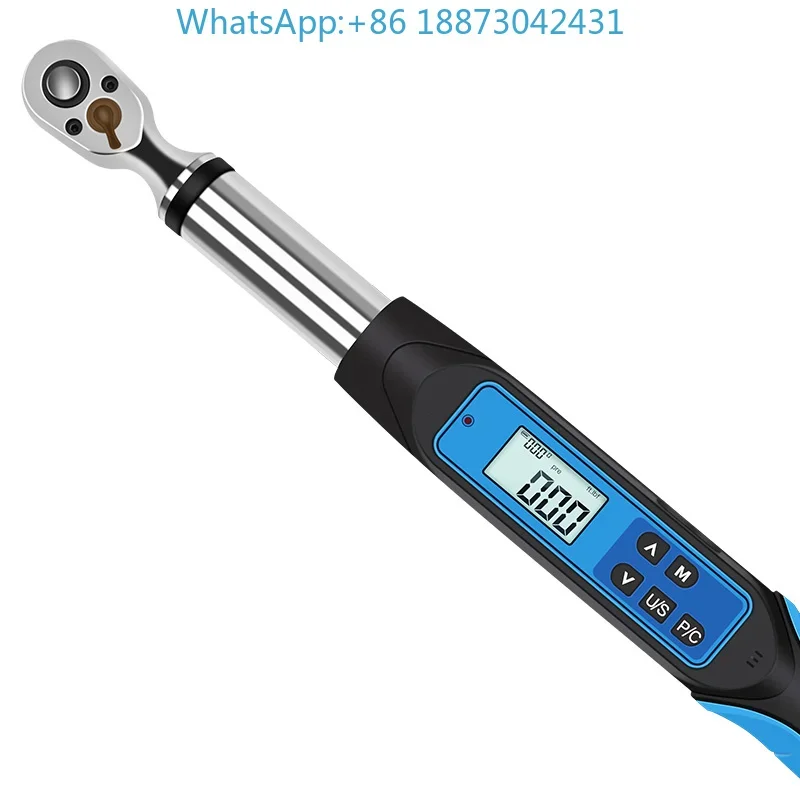 Japan's three-quantity electronic digital display hexagonal ratchet with angle torque wrench adjustable torque wrench socket