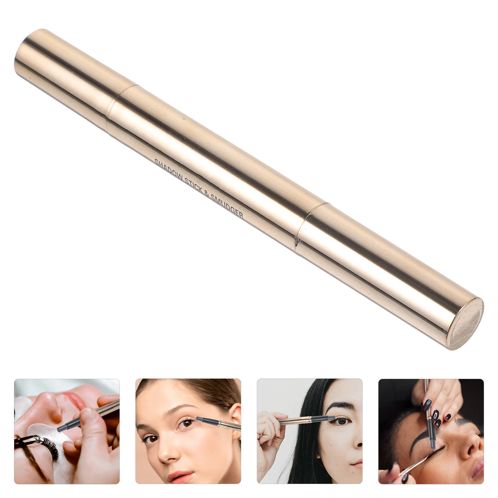 

Eye Shadow Stick Dual Ended Makeup Tool Smudge Blend Shade Precision Application Eyeshadow Brush For Women Small Eyeshadow