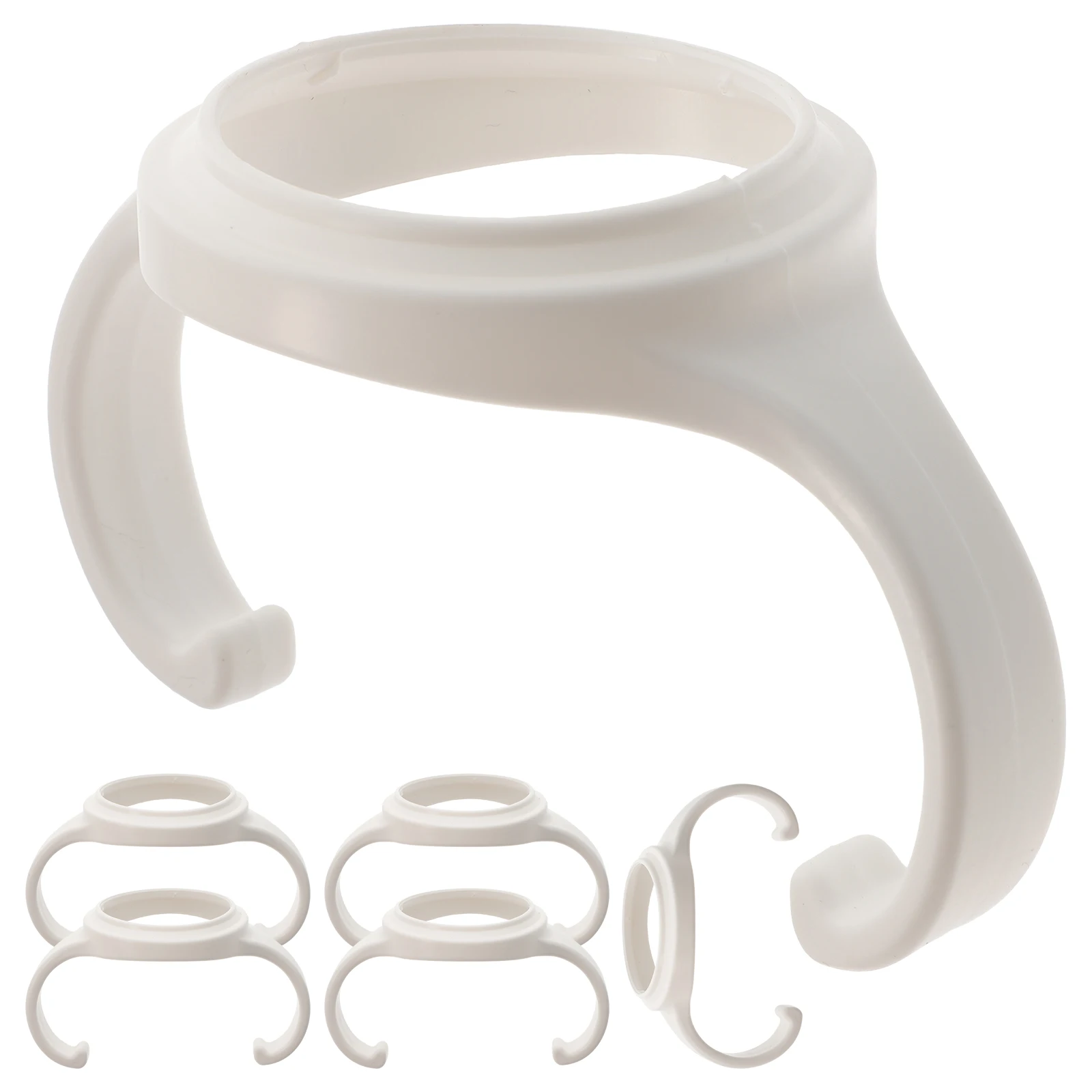 

6pcs Baby Feeding Bottle Handles Durable Recyclable Anti Slip Comfort Grip Wide Mouth Toddler Bottle Accessories