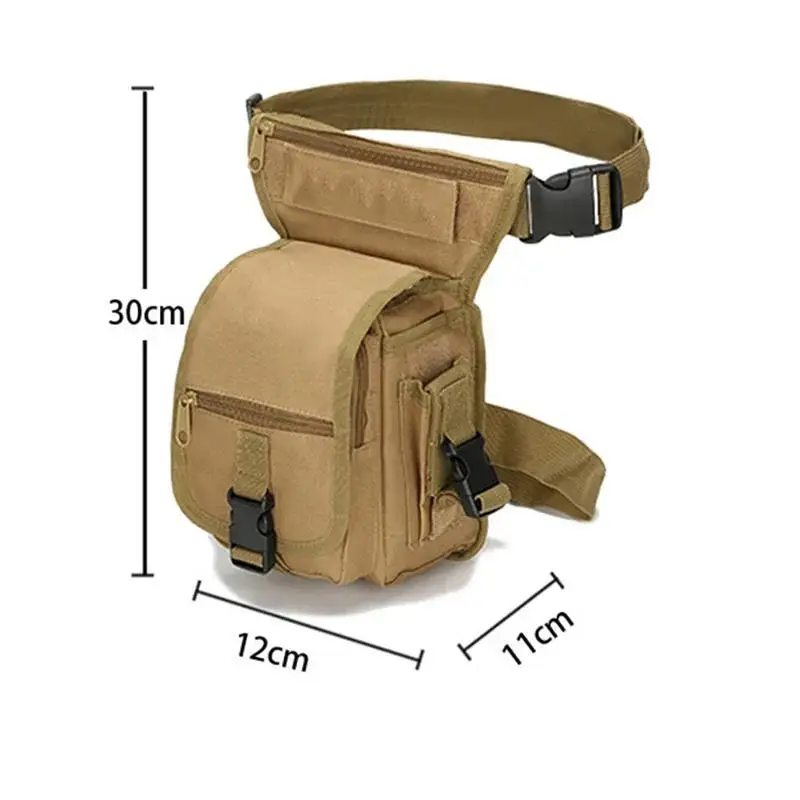 Popular Waterproof Leg Bag Hip Drop Belt Waist Fanny Pack Oxford Cloth Hiking Camping Outdoor Sports