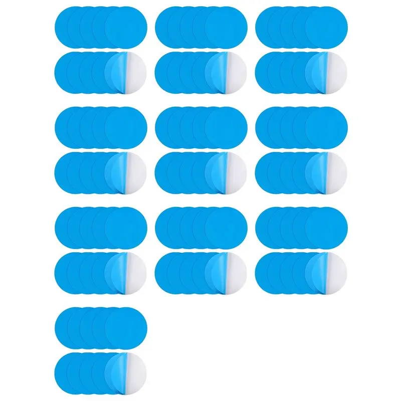 AB46-Self-Adhesive Repair Patches For Swimming Pools, Pack Of 100 PVC Pool Repair Kit, Self-Adhesive Underwater Repair Pool