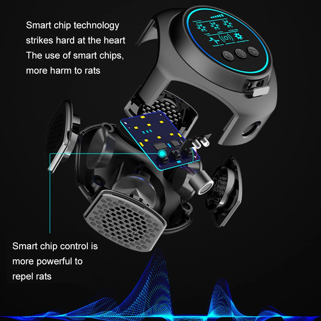 Многофункциональные ловушки для мышей 4-в-1, ультразвуковой репеллент от грызунов, 360 градусов, электронный отпугиватель крыс, отпугиватель мух, тараканов