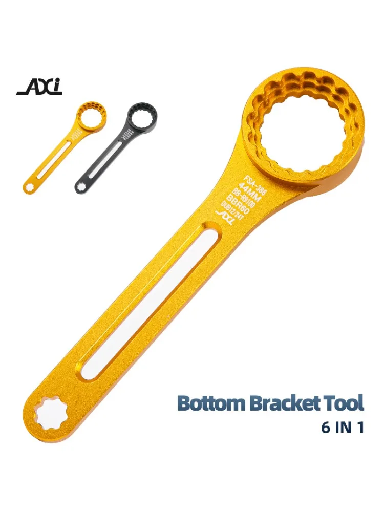 AliExpress NONE AXI 6 in 1 BB Wrench DUB Bike Bottom Bracket Remover Tool for BB51 BB52 BB91 BSA 68 BBR60 MT800 BB386 XTR M9100 Crank Arm Tools