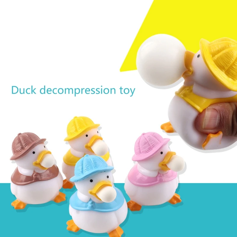 1 pièces presser Animal broche bulle jouet sensoriel nouveauté cadeau canard jouet adultes enfants décompression autisme thérapie Fidget jouet