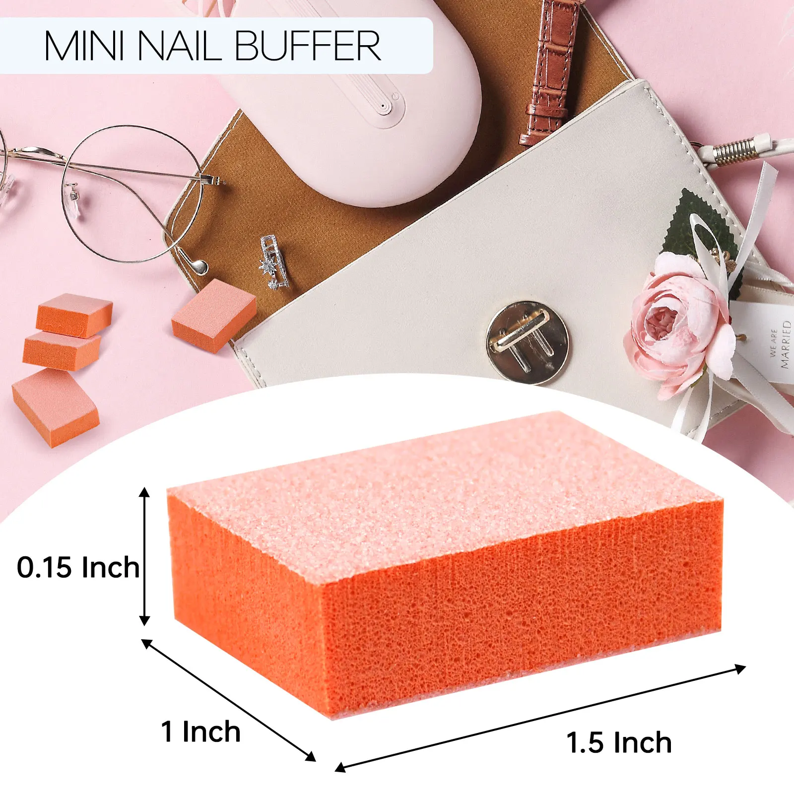 7500Pcs/Carton Mini Nail File Blocks Sanding Sponge Polishing Buffer Nail Tools Manicure