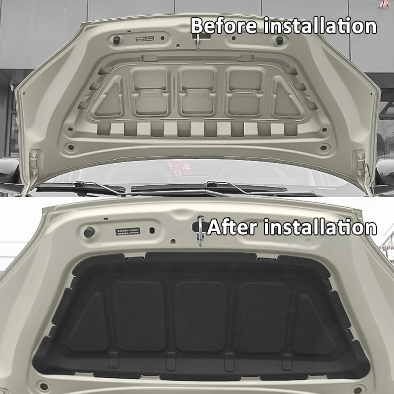 Engine Hood Sound Pad for Volkswagen Jetta VS7 VW 2020~2023 Heat Insulation Cotton Mat Soundproof Cover Car Interior Accessories