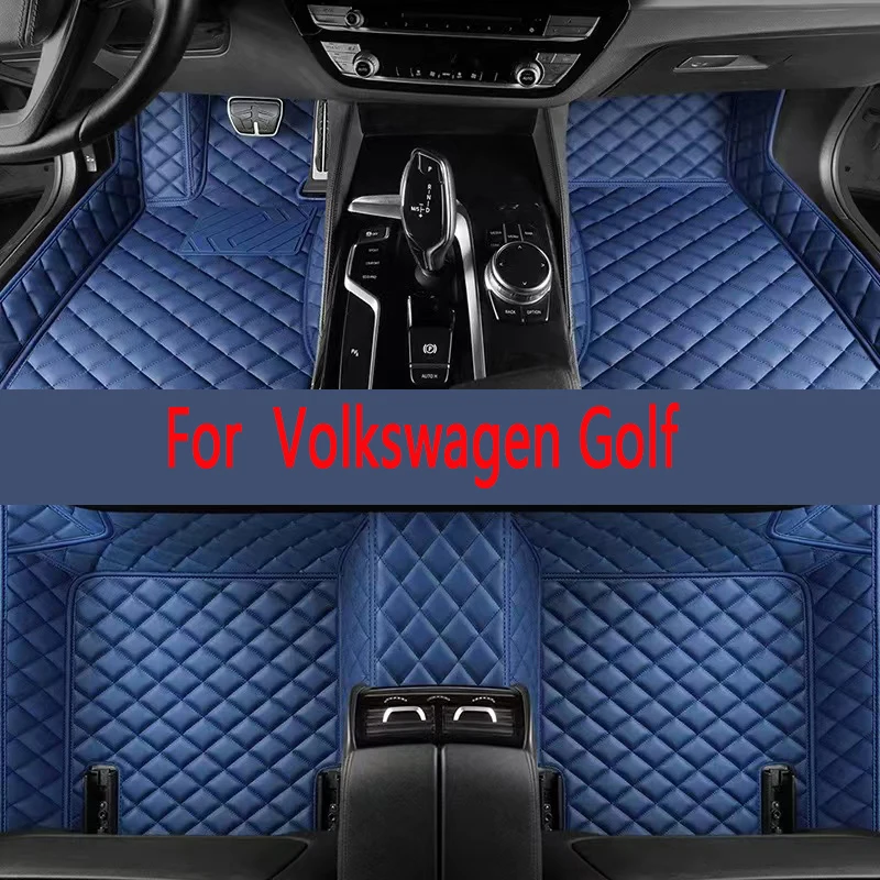 Car Floor Mats For VW Volkswagen Golf 8 7 6 2025 2024 2023 2022 2021 2020 2019 2018 2017 2016 2015 To 2004 Interior Accessories