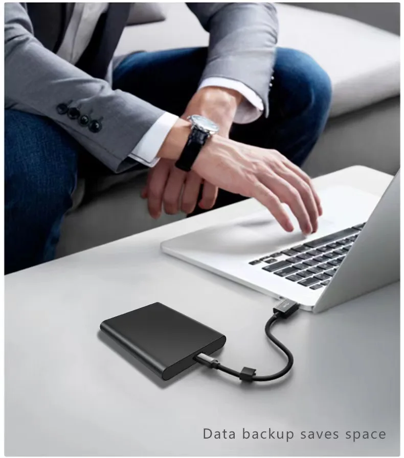 القرص الصلب الخارجي الأصلي USB3.1 Type-C القرص الصلب 1 تيرا بايت 2 تيرا بايت محرك الحالة الصلبة 4 تيرا بايت محرك أقراص SSD عالي السرعة لأجهزة الكمبيوتر المحمول/الكمبيوتر/الهاتف/ماك