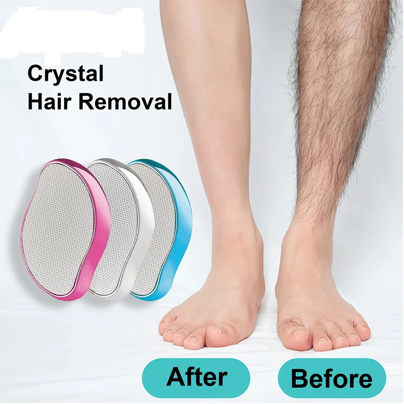 Crystal Depilator Leg Hair Crystal Epilator Hair Physical Hair Removal Eraser Glass Remover Painless Epilator Cleaning Reusable