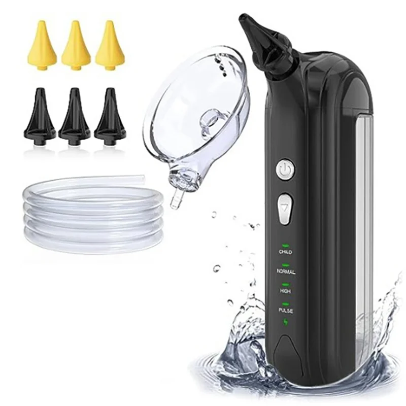 

A47F-Высококачественный набор для удаления воска для чистки ушей с инструментами для бутылок ушной серы, набор волшебных машин, ручная система водяного охлаждения, уход