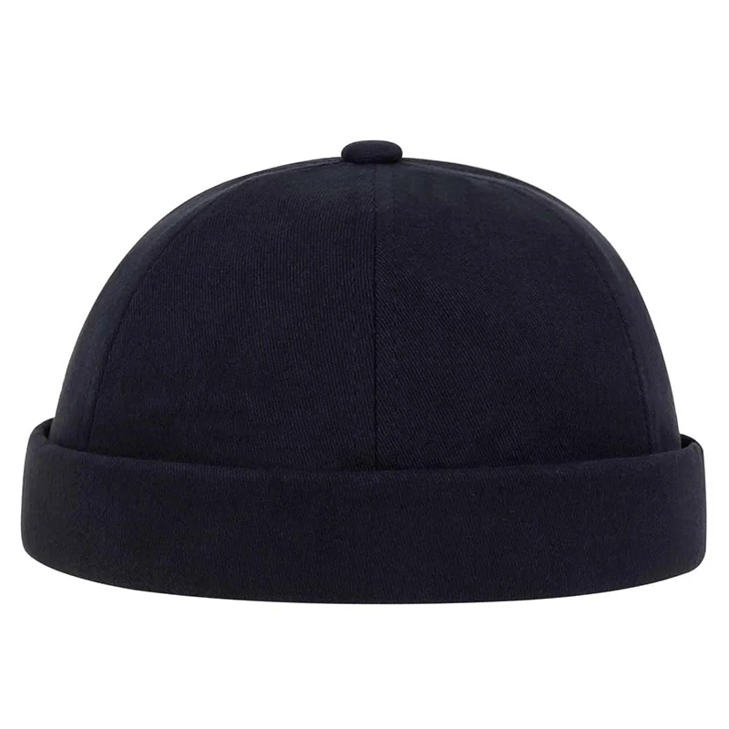 2024 Nowa czapka Hip Hop Skullcap Trendy Color Streetwear Przenośna czapka Melon Modne nakrycie głowy Czapki Elastyczne panele Hip Hop Hat