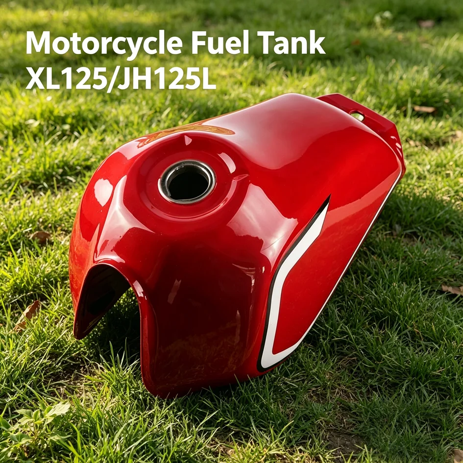 Motorcycle Fuel Tank for Honda Jialing Zongsheng Lifan for JH125L XL185 XR125 ZS150GY HL150GY Red/White/Black Dirtbike Gas Box