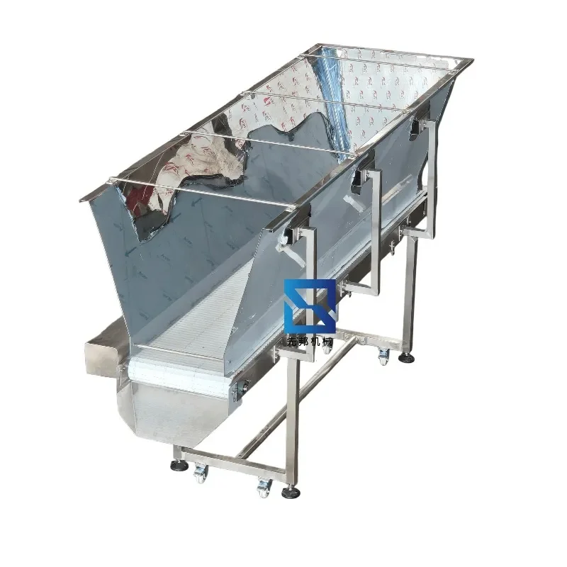 2026 Hot！ 304 Stainless Steel Durable Food-Grade Horizontal Conveyor Belt with PP Food-Grade Material Parallel Conveyor