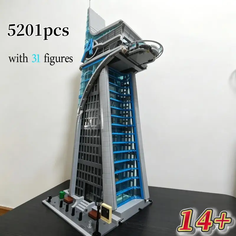 

New Arrival 76269 Movie Tower Hero Assemble Architecture Building Blocks Bricks 5201PCS For Christmas Birthday Gifts