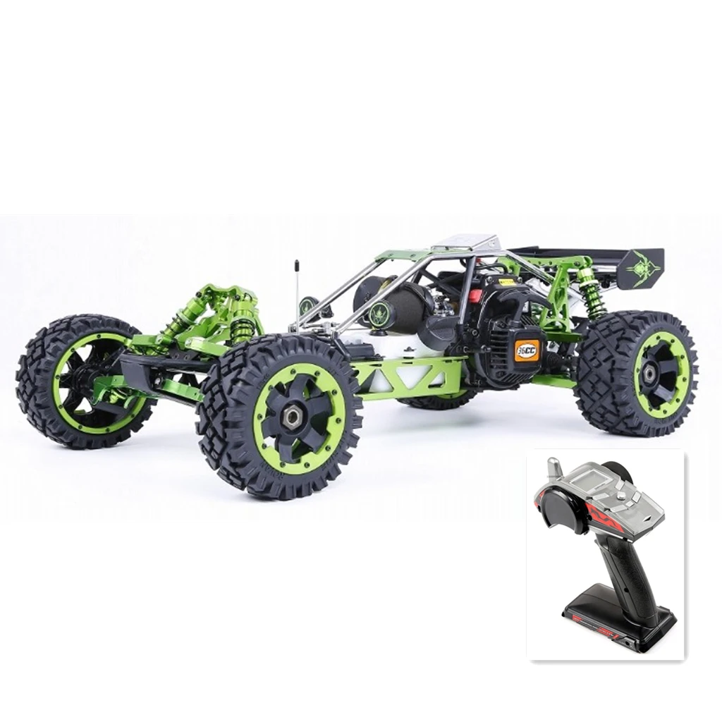 1/5 RC CAR Off-road 36CC powerful 2t Gasoline Engin 2.4G Radio Control Rovan BAJA 5B with Symmetrical steering