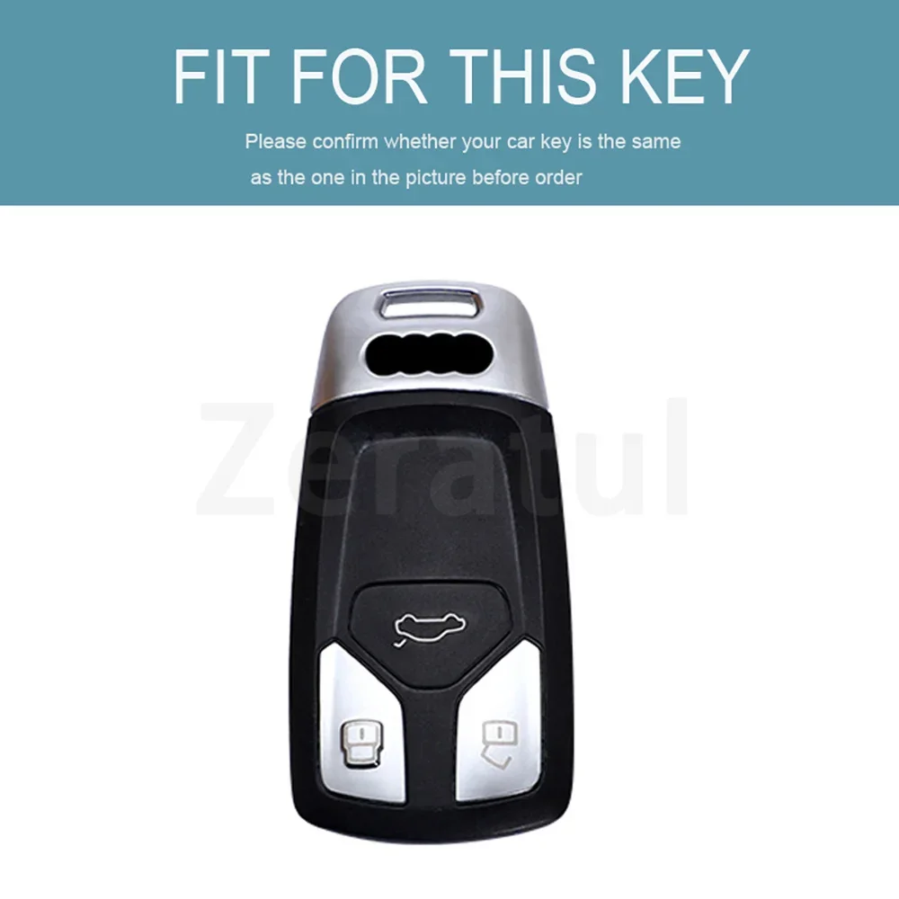 TPU Car Remote Key Case Cover Auto Keyless Protection Shell for Audi A4 A4L A5 Q5 Q7 TT TTS 8S B9 2016 2017 2018 Accessories