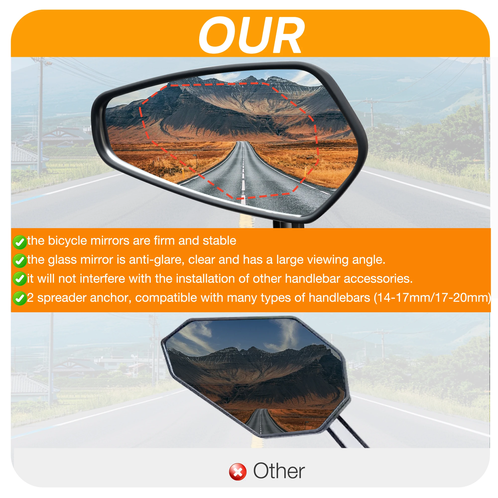 Thumbnail 2 - #32 Latest Bicycle Mirrors Offers