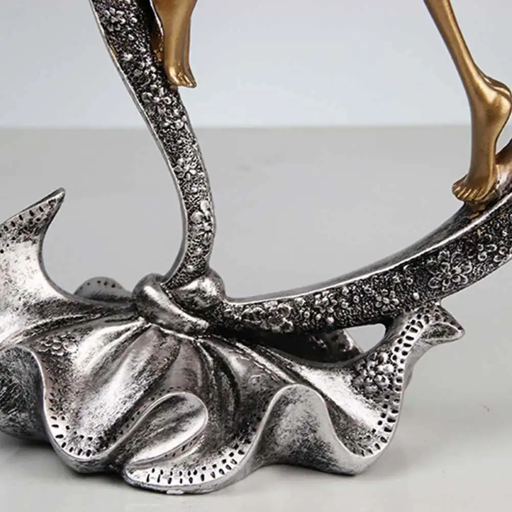 Premium Resin Kissing Couple Sculpture Modernist Aesthetic Decor for Table Coffee Desk Bookshelf Wine Cooler Bedroom Living Room