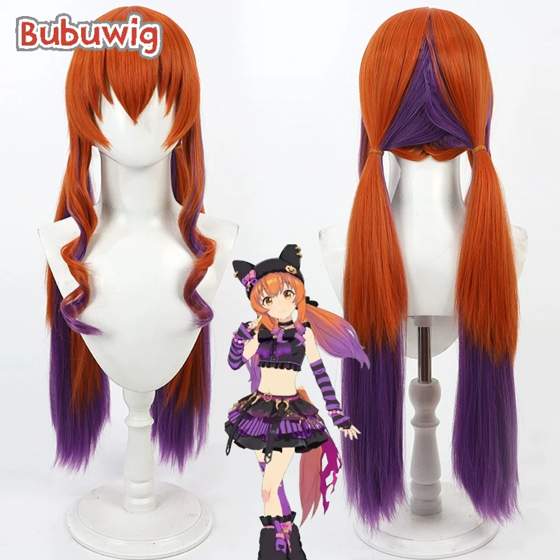 Bubuwig Synthetic Hair Mayano Top Gun Cosplay Wigs Uma Musume Pretty Derby Mayano Top Gun 70cm Mixed Color Wig Heat Resistant