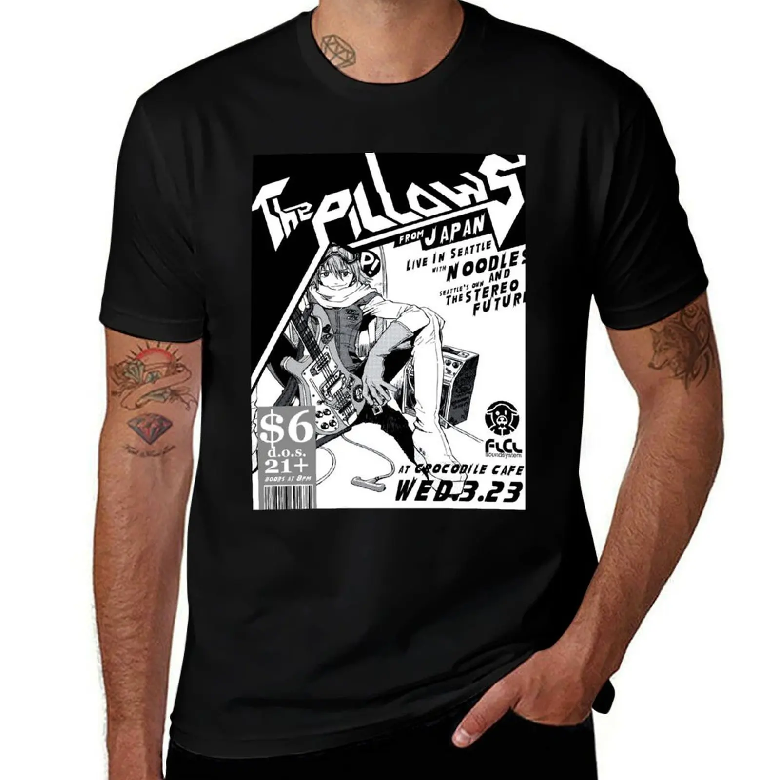 Flcl The Pillows Live (Fooly Cooly) T-Shirt Plus Size Non-Shrink T-Shirt