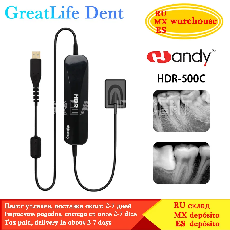 Mexico RU EU In Stock GreatLife Waterproof Original Nanopix Rvg Intraoral Imaging System Digital Dental Sensor X-Ray Rvg Image