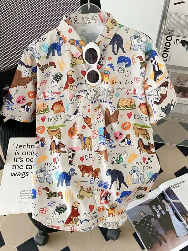 

American Sle Loose ort Sve irt Creative Print ex Новое летнее поступление, повседневный топ f Sve для мужчин и женщин