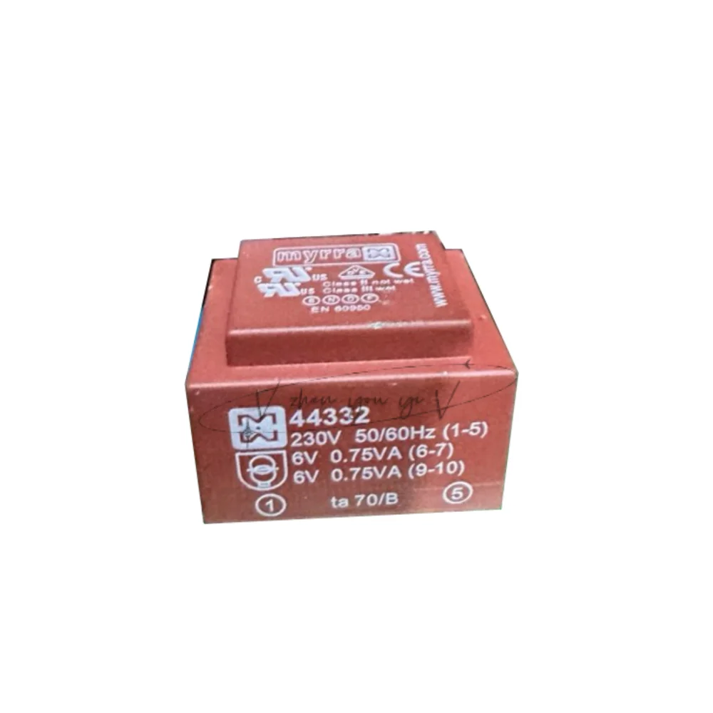 1-3PCS 100%New Original For MYRRA 44332 Potted power transformer 230V 50/60Hz 6V 0.75VA