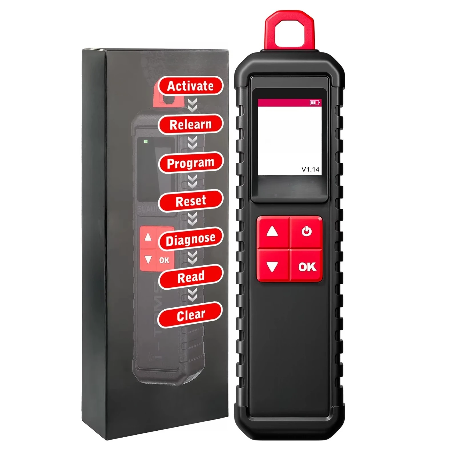 ITPMS Tire Pressure Detector Work With X431 Device/All 315/433MHz Sensors Upgraded Version of TSGUN