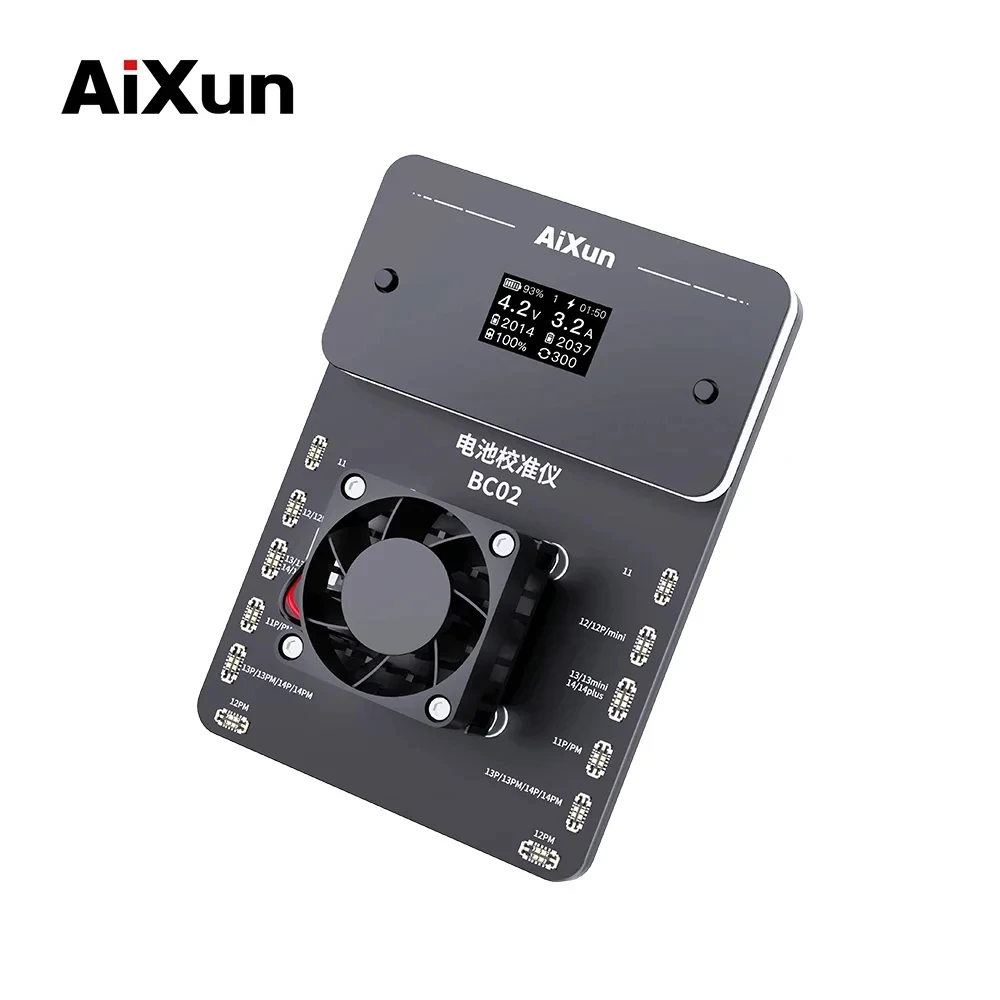 JC Aixun BC02 Battery Calibrator Check battery health for iPhone 11 12 13 14 Pro max Series Battery health repair tool