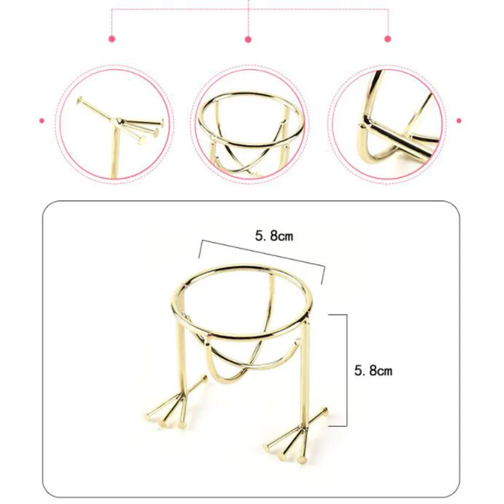 3Pcs Puff Stand Rack Makeup Sponge Drying Holder Storage Shelf Ventilated Sanitary Beauty Tool Stylish Dresser view 6