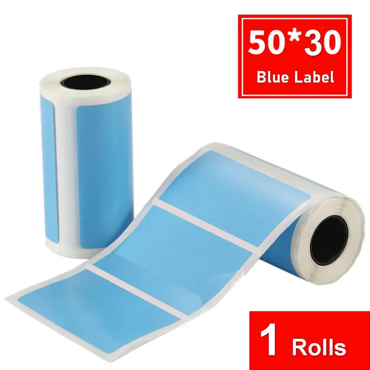 3Rolls 50X30 50X40 Thermal Paper Adhesive Sticker Label Photo Paper Color Paper for Mini Printer PeriPage PAPERANG Printer