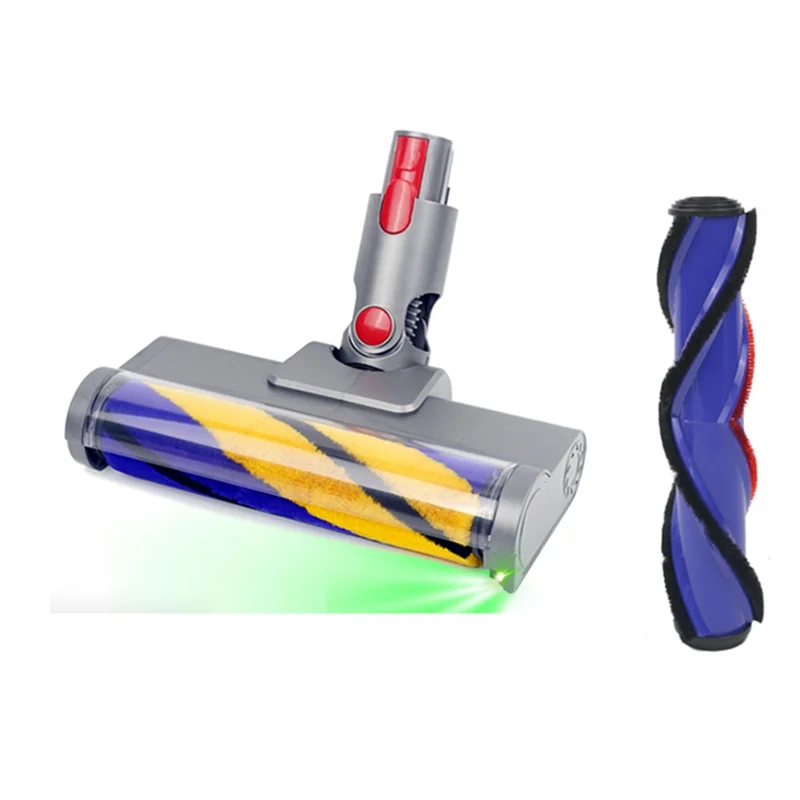 【elated】-fixation-sous-vide-pour-dyson-v15-v11-v10-v8-v7-ensemble-de-tetes-de-nettoyeur-a-rouleau-souple-avec-lumiere-led-optique-verte