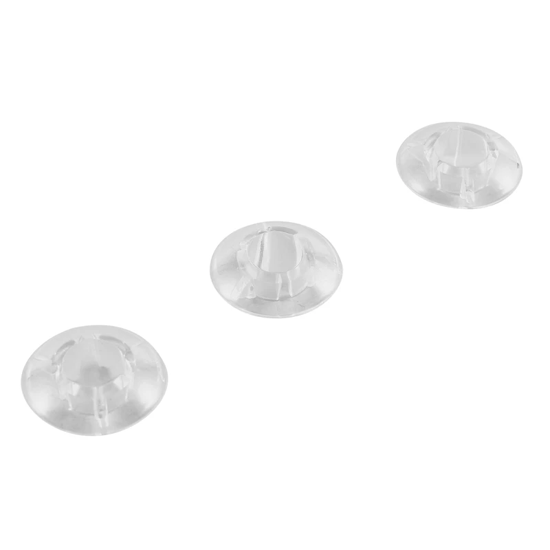 16 Pack Clear Mushroom Style Guitar Effect Pedal  Footswitch Toppers Foot Nail Cap Protection Cap For Guitar Effect Pedal