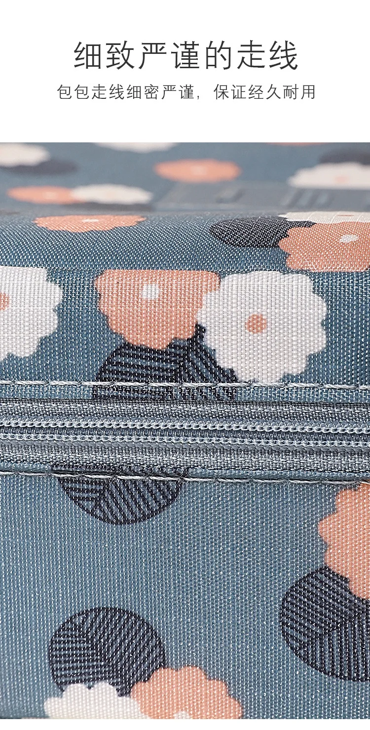 Tragbare Handarbeit Lagerung Tasche Mesh Teiler Beutel Garn Stricken Werkzeuge Organizer Fällen Lagerung DIY Bekleidung Reise Kulturbeutel – Detail 7