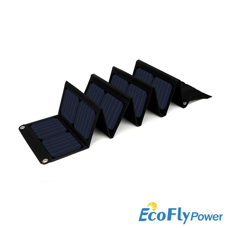 42W 63W 5V 18.5V Foldable Solar Panel Charger For Phone Charge Power Bank Portable Outdoor Camping Waterproof